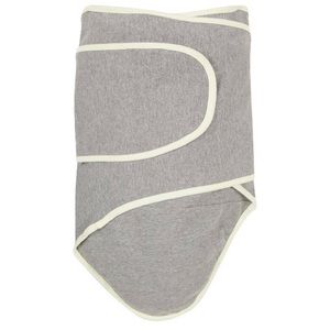 Miracle Blanket Baby Swaddle Cloud Gray/Pastel Yellow
